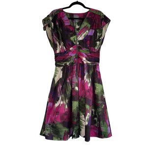 Vintage style Colorful Spring Summer Swing dress